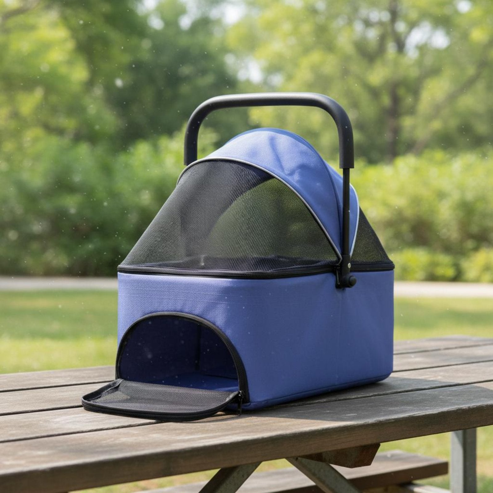 Foldable Pet Travel Carrier Breathable Mesh Airline Pet Carrier Easy to Clean