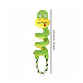Squeaky Snake Toy Rope Loop Squeaky Dog Toy Interactive for Chewing