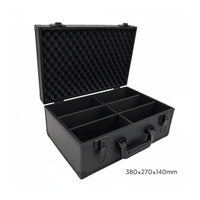 Sports Card Storage Box Textured Finish Trading Card Storage Box Latch Closure