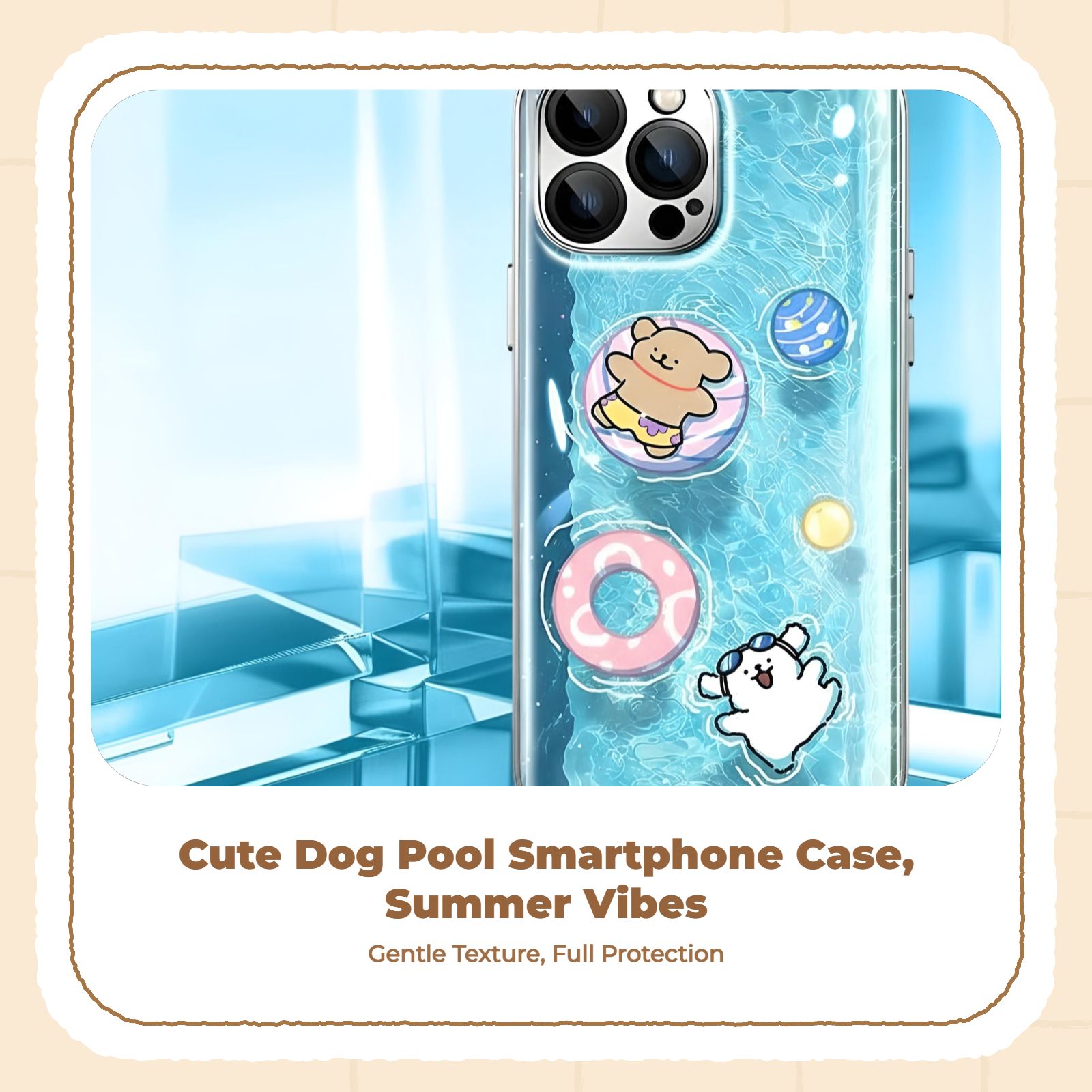 Shockproof silicone dog case