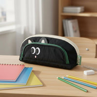 Large Capacity Writing Utensil Case Portable Cute Creature Stationery Case