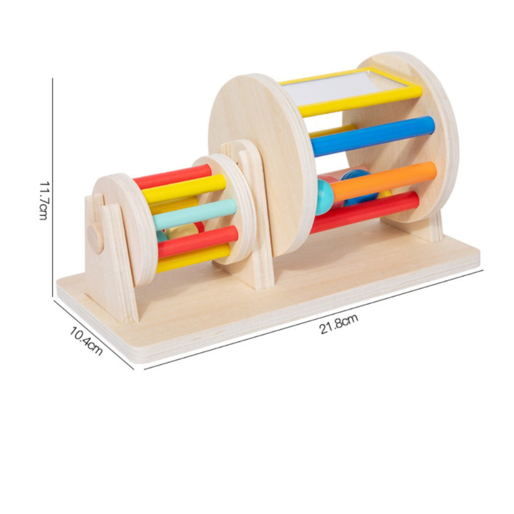 Infant Rolling Drum Toy Early Education Color Recognition Drum Makes Sound