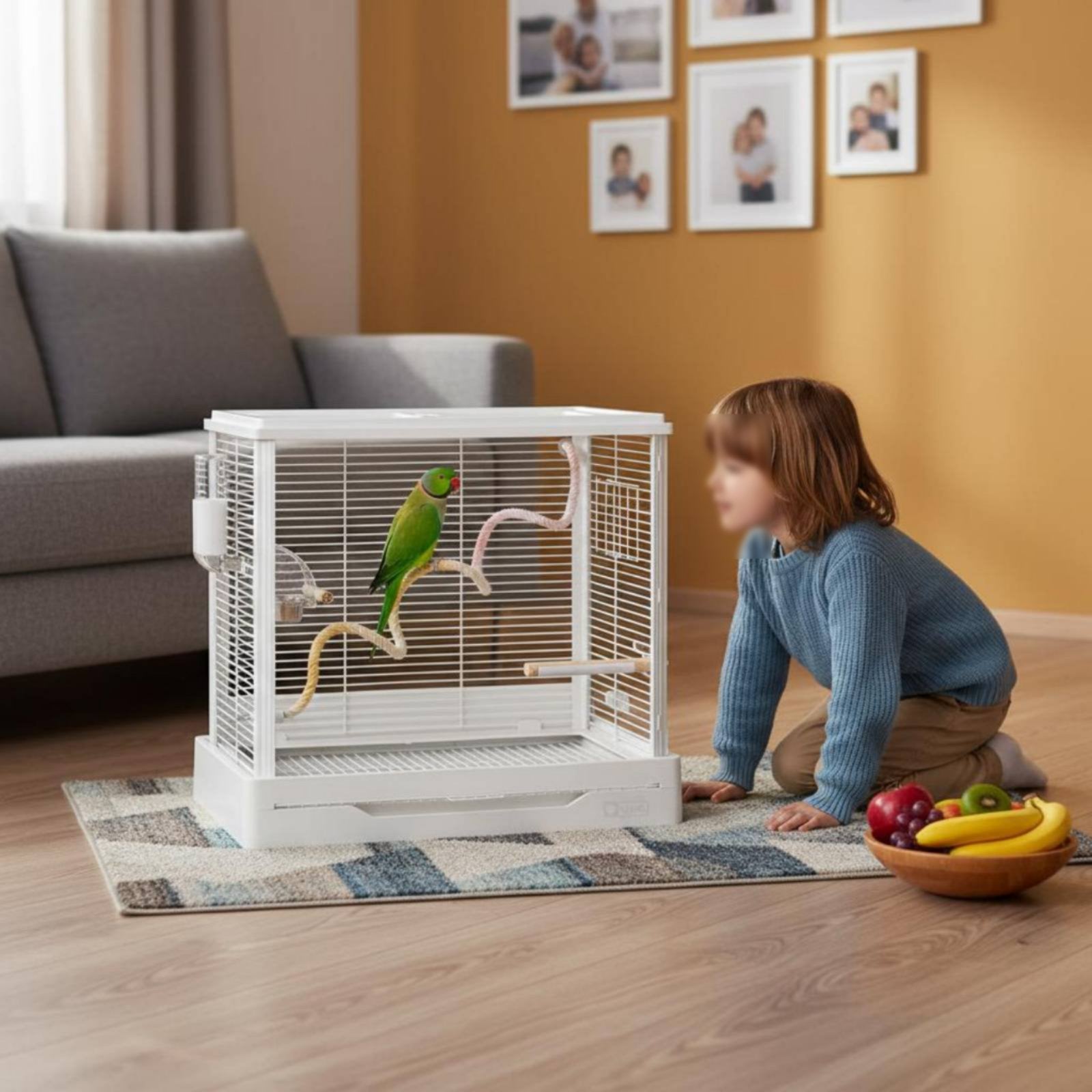 Parrot Enclosure Anti-Splash Pet Home Easy to Clean