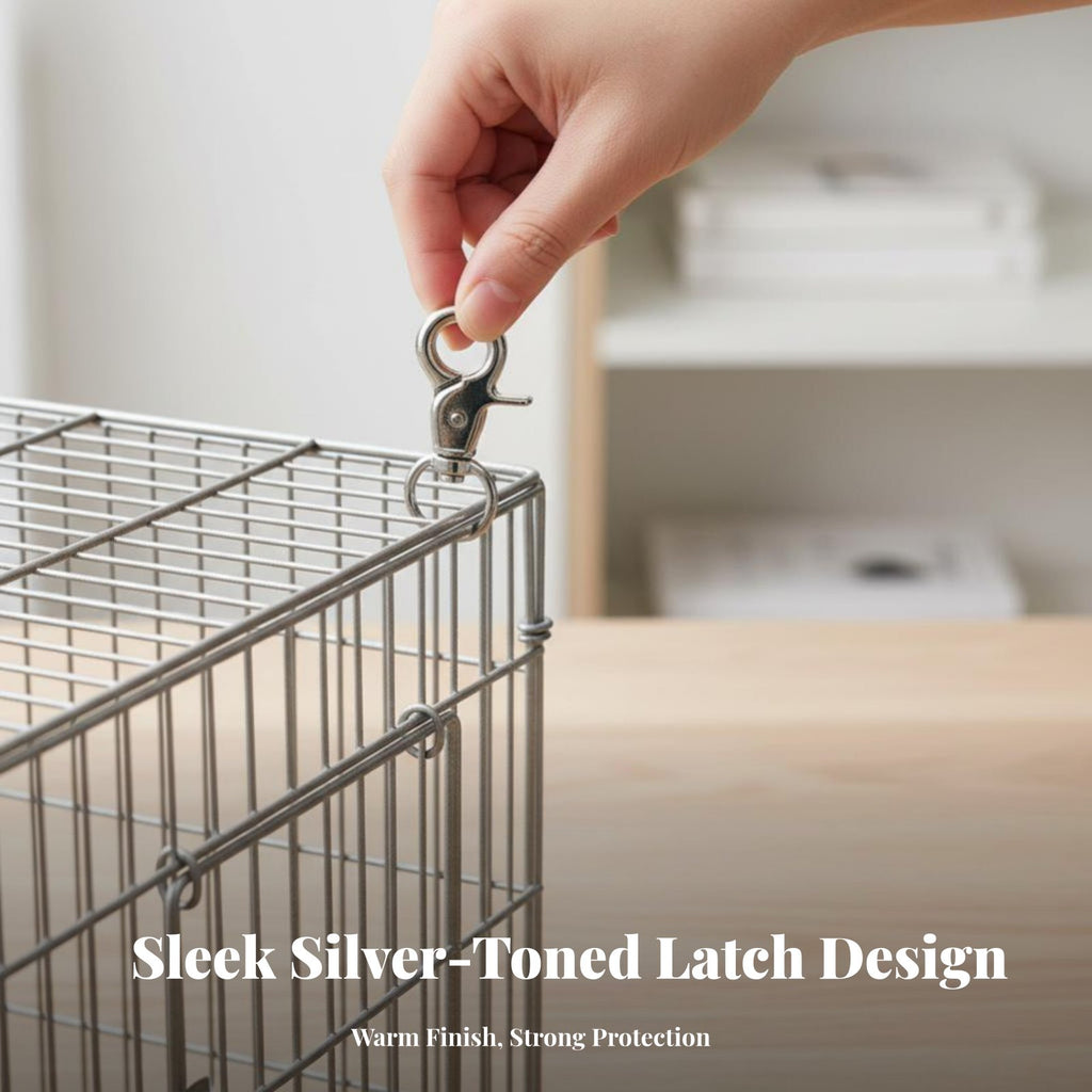 Antireleffortless latch strong rotating metal Clasp Sturdy for Aviaries, Kennel