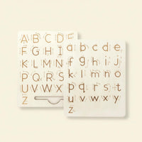 Wooden Alphabet Tracing Board Early Education Educational Toy for Preschool