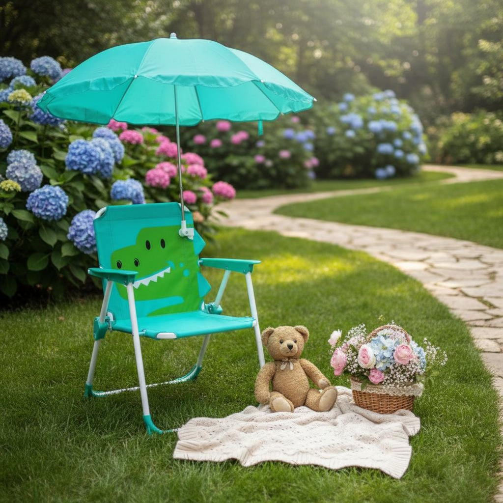 Kids Beach Chair with Umbrella Lightweight for Toddlers