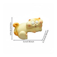 Feline Monitor Ornament Cute Feline Monitor Decor Playful for Office, Home