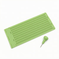 Foldable Braille Board Plastic Braille Slate and Stylus Metal Tip