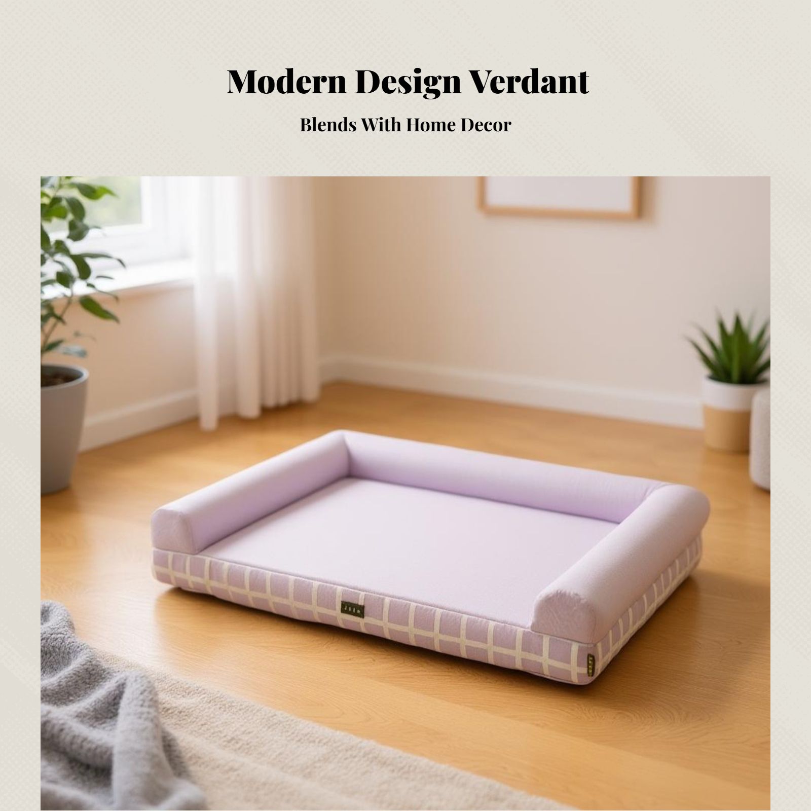 Dog Bed, Four Seasons Removable Sofa, Semi-Enclosed Pet Sleeping Mat for Large Dogs