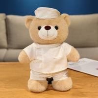 Medical Teddy Bear Soft Stuffed Creature Light Brown