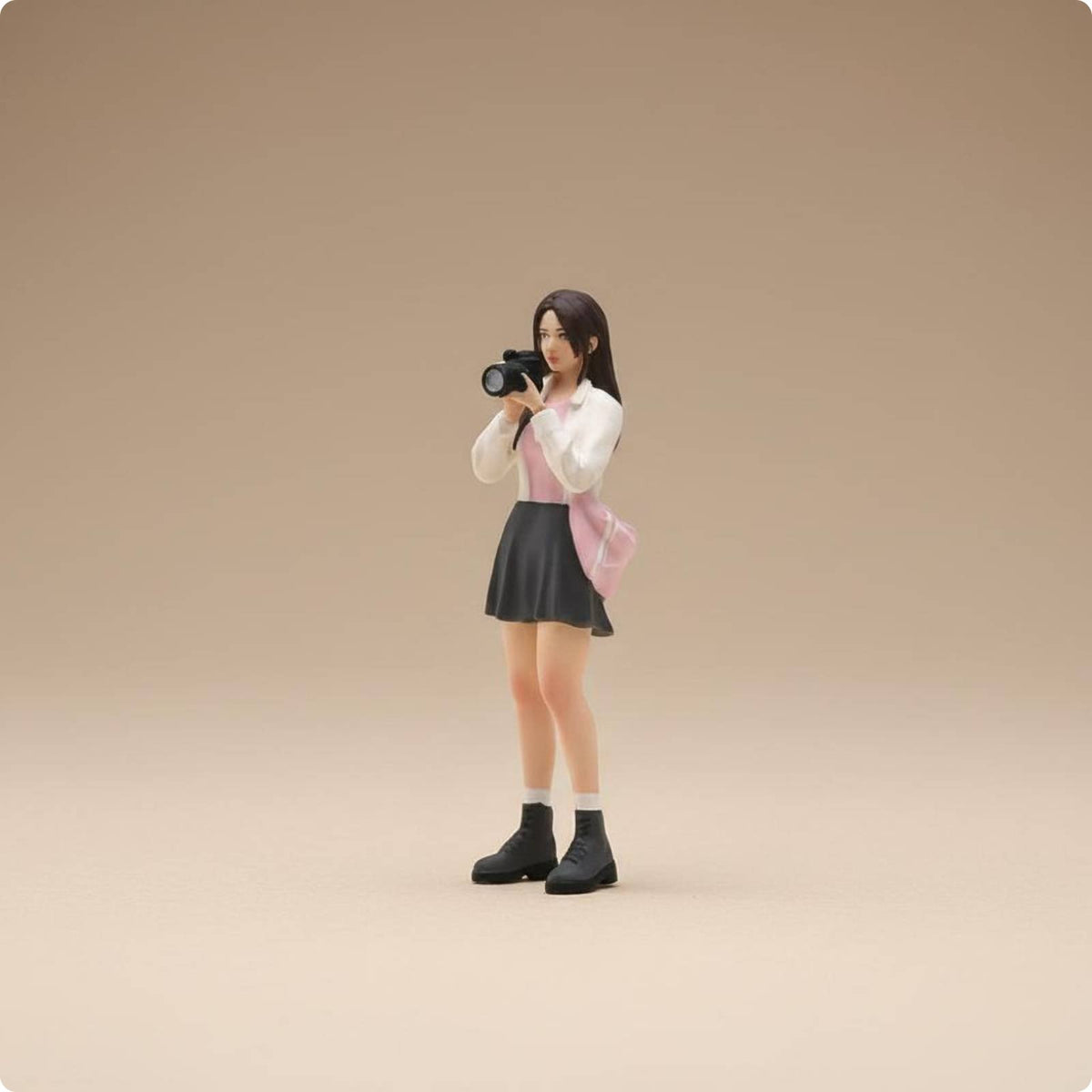 Photographer Figurine Display Piece Photographer Miniature Statue for Collectors