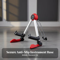 Triangular Guitar Stand Compact Foldable Guitar Stand No Assembly Required for Travel, Stage