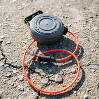 Mini Air Hose Reel Mounted Bracket Retractable Air Hose Reel Side Outlet