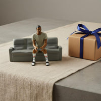 Resin Boy Figurine Miniature Boy Figurine Hand Painted for Shelf