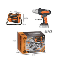 Toy and Chainsaw Set Realistic Design Kids Power Tool Set for Boys