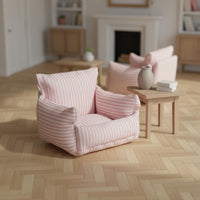 BJD Sofa Handmade Dollhouse Single Sofa Soft Cushion