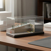 1:64 Scale Car Display Scene Dust-Proof Cover Street Slope Display Scene Box