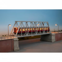 1:87 Bridge Model Glue No-Glue HO Scale Bridge for Model Scene, Train Collectors