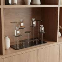 Acrylic Display Rack Transparent Stair Display Stand Stepped Design for Vanity