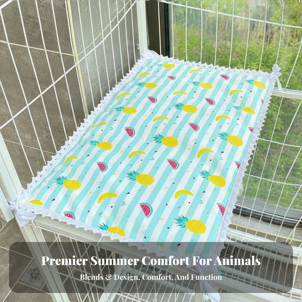 automaticallyCooling Pet Mat throughout the year Use Woven Cooling Lounger Breathable for Indoors