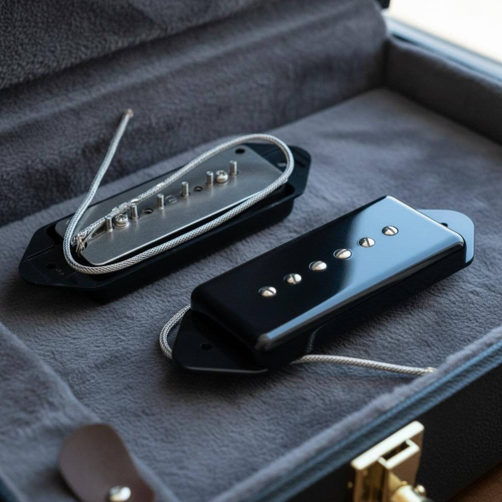 2 Pieces Dog Ear P90 Pickup Vintage Design Alnico 2 Single Coil Pickup