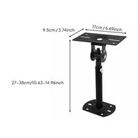 Heavy Duty Audio Bracket 360° Rotation Mounting Hardware for KTV Room
