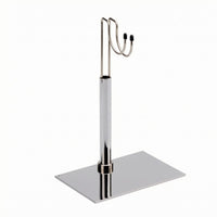 12 Inch Figure Holder Metal-Like Finish 1/6 Scale Action Figure Stand Curved Top