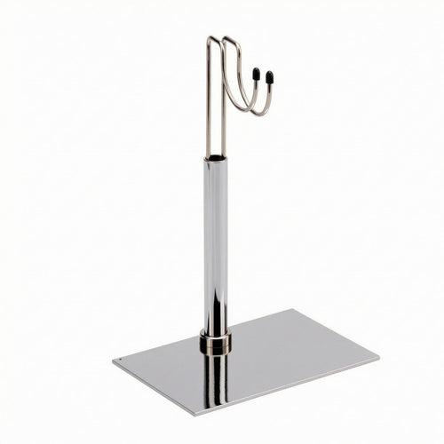 12 Inch Figure Holder Metal-Like Finish 1/6 Scale Action Figure Stand Curved Top