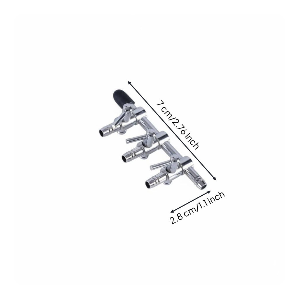 4 Way Air Distributor Sturdy 3 Way Air Distributor Leak Resistant