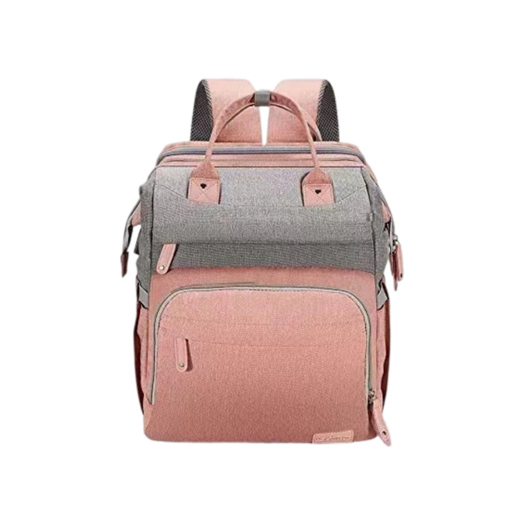 Baby Backpack Crib Padded Base Foldable Travel Crib for Parents, Babies