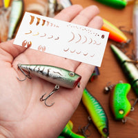 Lure Painting Template DIY Lure Painting Stencil Flexible Paint Guide Stencil for Anglers