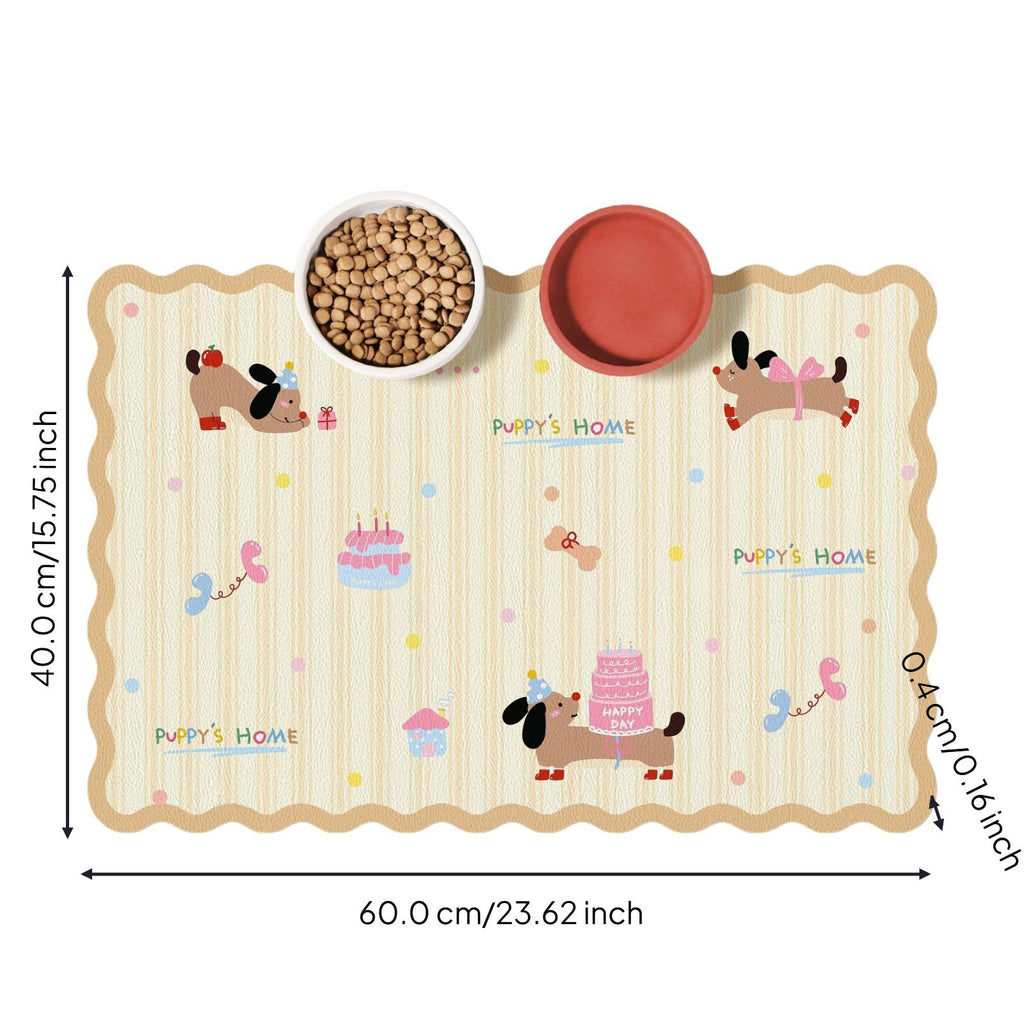 Waterproof non-slip pet mat