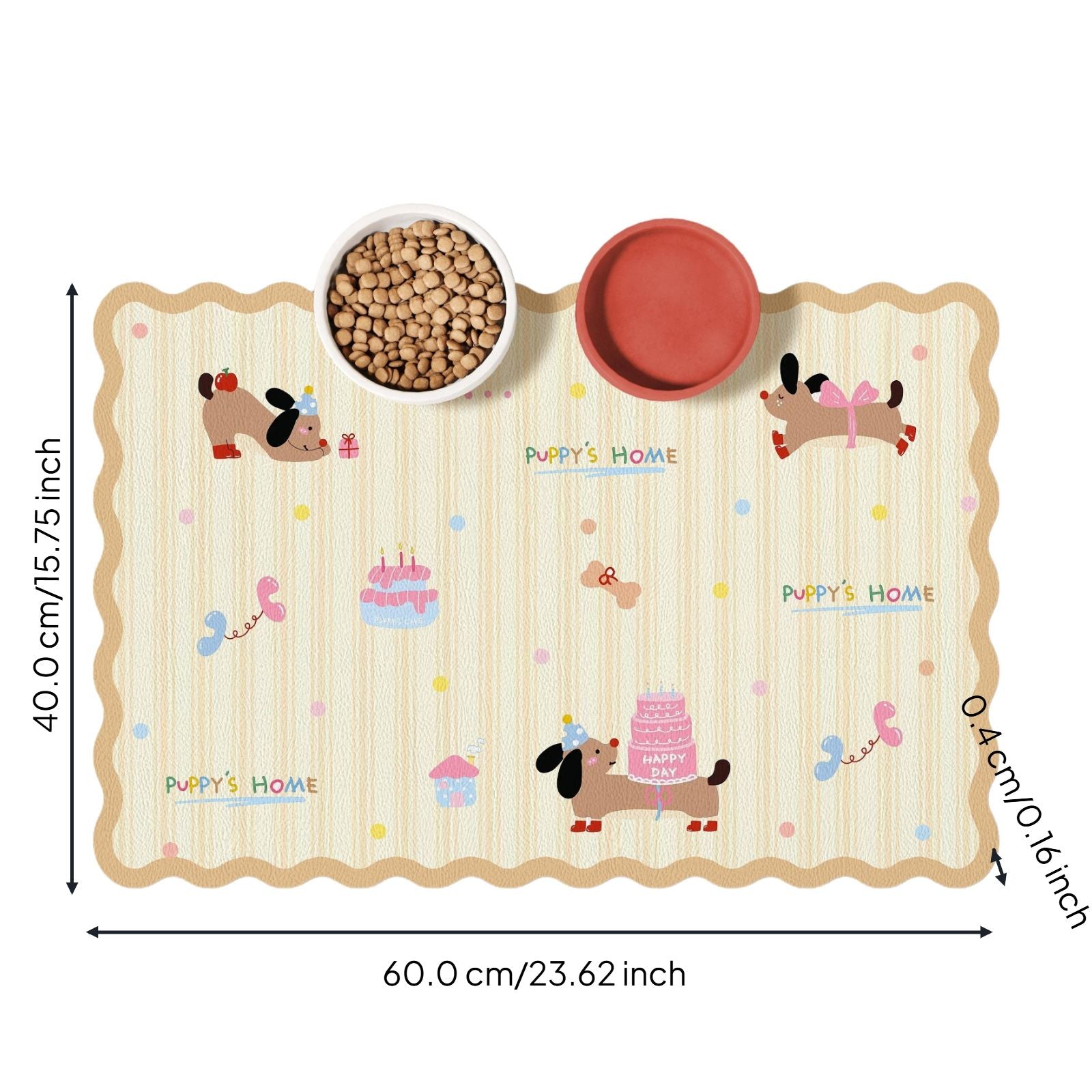 Waterproof non-slip pet mat