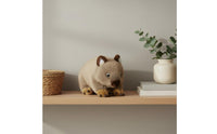 Wombat Stuffed Creature Gift Idea Realistic Wombat Plushie for Playtime, Kids