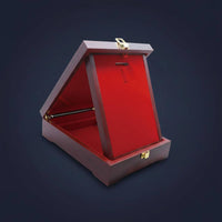 Wooden Medal Display Box Easel Back Stand Awards Display Frame for Office Decor
