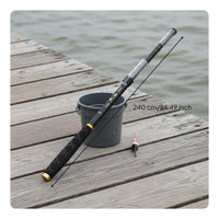 Ultra Short Fishing Rod Compact Short Telescopic Rod Collapsible for Travel