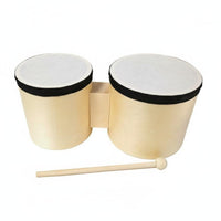 Bongo Drum Set Early Education Tool Percussion Instrument Easy to Learn