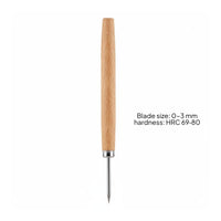 Model Scribing Tool Wood Handle Panel Line Scriber Stainless Steel for Hobbyists