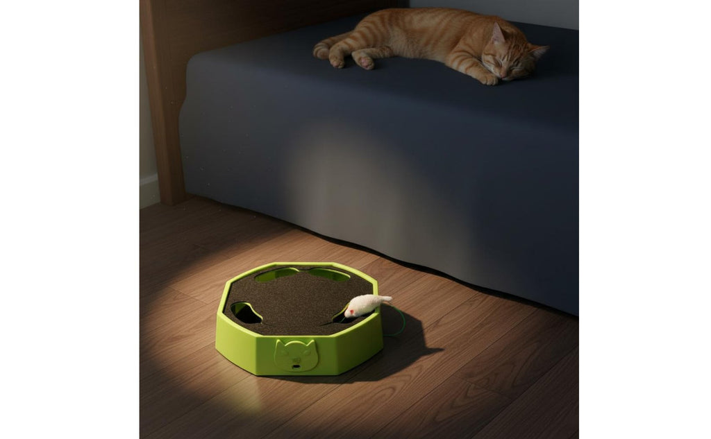 Automatic Chase Toy Relieves Boredom Electric Feline Teaser for Kittens