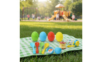 4 Sets Egg and Spoon Race Game Set Vibrant Colors Party Supply Fun for All Ages