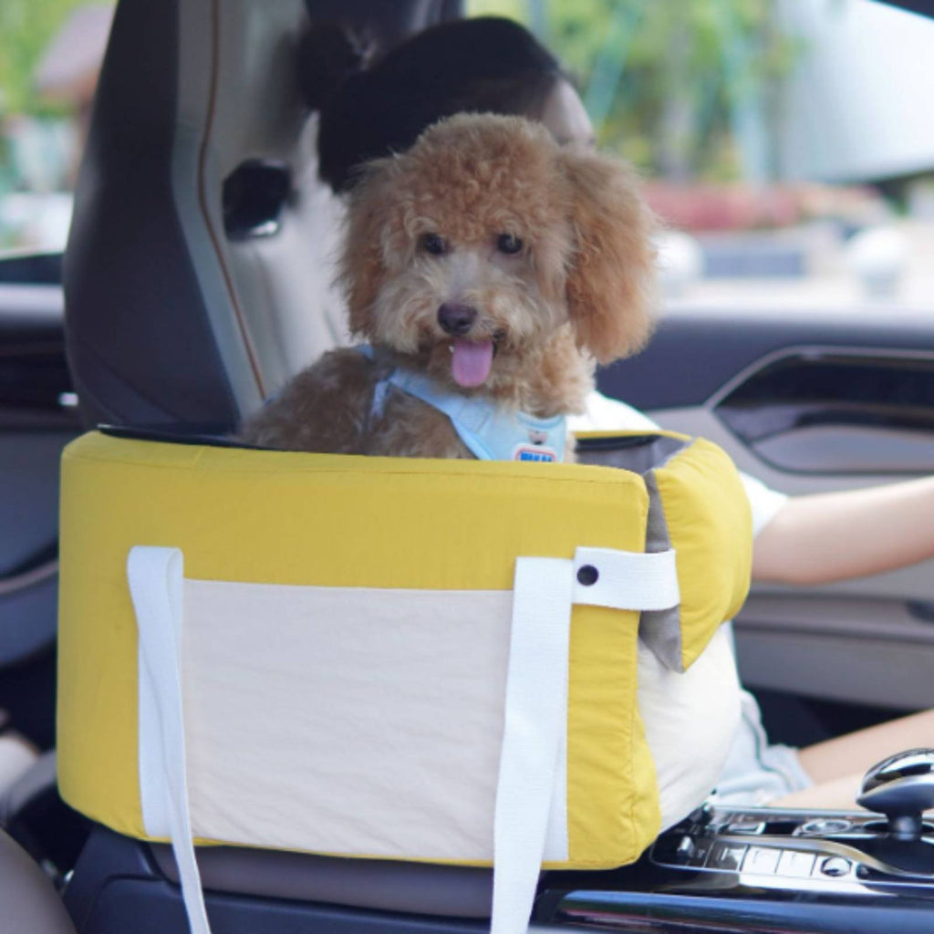 Middle Console Pet Carrier Removable and Washable Car Console Dog Seat