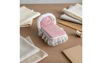 Soft Dollhouse Furniture Set Handmade 1:12 Scale Bedroom Furniture for Children