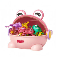 Frog Container Game Colorful Storage Container Toy Plastic