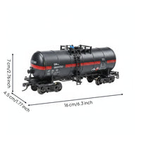 Model Tanker Car Metal Construction Scale Train Tanker Printed Markings