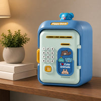 Electronic Piggy Bank Play Bills Biometric Piggy Bank Charging Cable