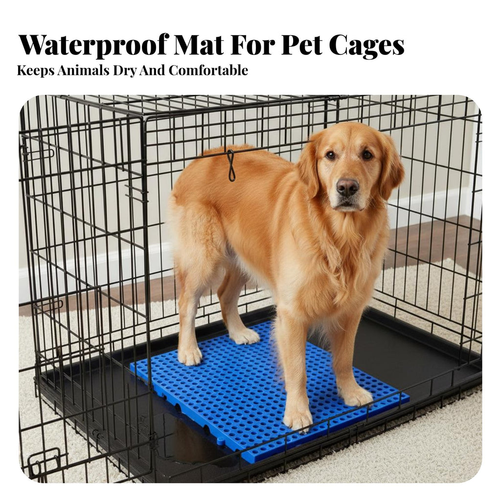 snapin place lattice Floor Tile Waterproof Kennel Flooring long-lasting for Dog Owners