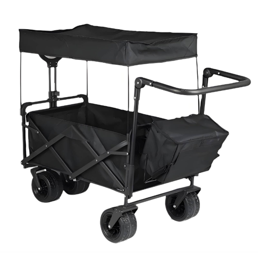 Detachable Wagon Handle Anti-Slip Grip Wagon Push Bar for Camping
