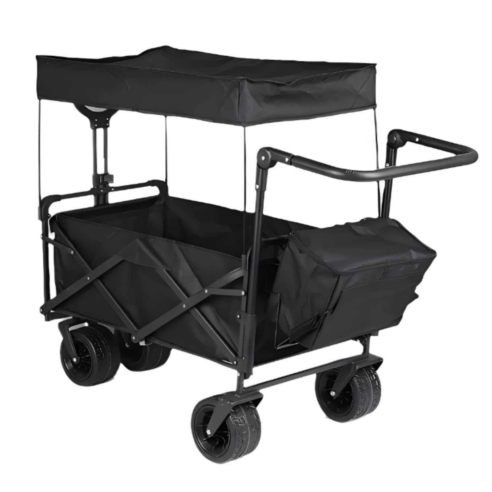 Detachable Wagon Handle Anti-Slip Grip Wagon Push Bar for Camping