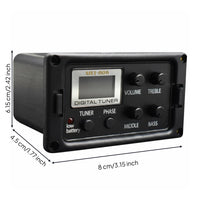 Pickup Preamp Control Single-Unit Low Battery Indicator Music Accessory Compact