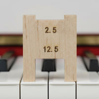 Piano Black Key Height Block Easy to Use Black Key Measuring Block